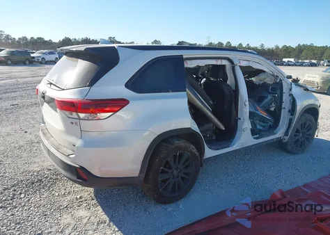 2018 Toyota Highlander Se z USA, uszkodzony, nr VIN 5TDKZRFH7JS529721